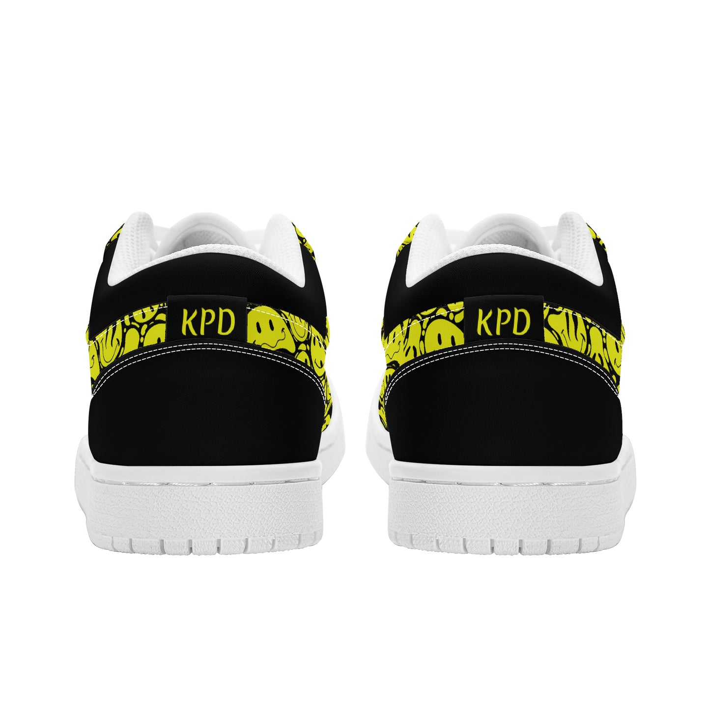 Yellow Smiley Face - Skate Sneakers