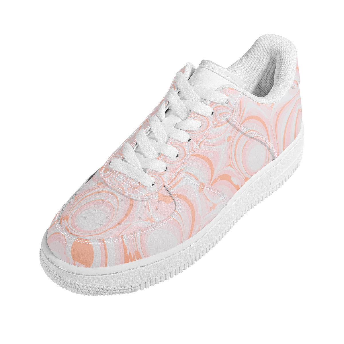 Kapada Orange Pattern Sneaker