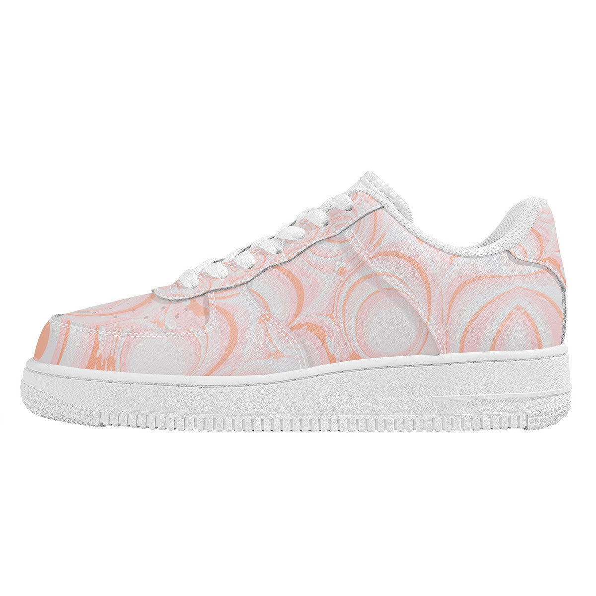 Kapada Orange Pattern Sneaker