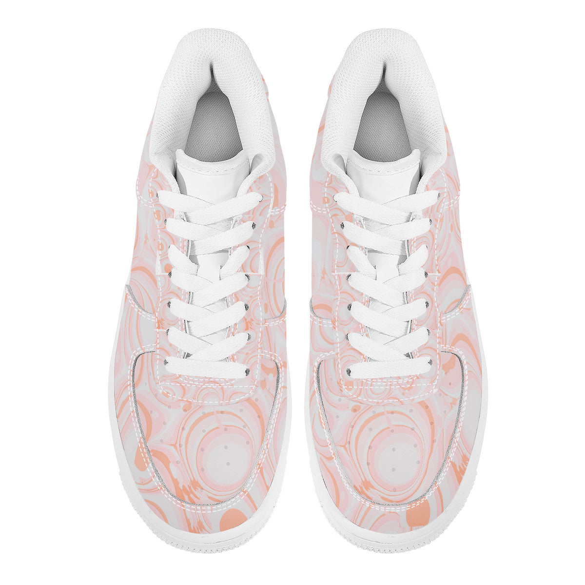 Kapada Orange Pattern Sneaker